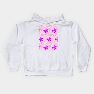 Pink, lilac, flower, flowers, floral, floral arrangement, spring, summer, seamless, pattern Kids Hoodie